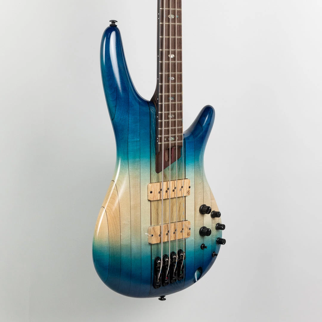Bass Guitars Ibanez SR4CMLTD-CIL SR Premium 4-String Bass In Caribbean Islet Low Gloss 5 Bass Guitars Ibanez SR4CMLTD-CIL SR Premium 4-String Bass In Caribbean Islet Low Gloss