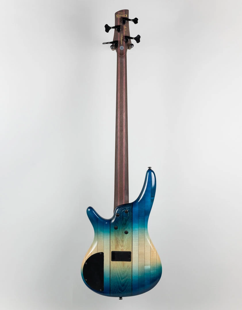 Bass Guitars Ibanez SR4CMLTD-CIL SR Premium 4-String Bass In Caribbean Islet Low Gloss 8 Bass Guitars Ibanez SR4CMLTD-CIL SR Premium 4-String Bass In Caribbean Islet Low Gloss