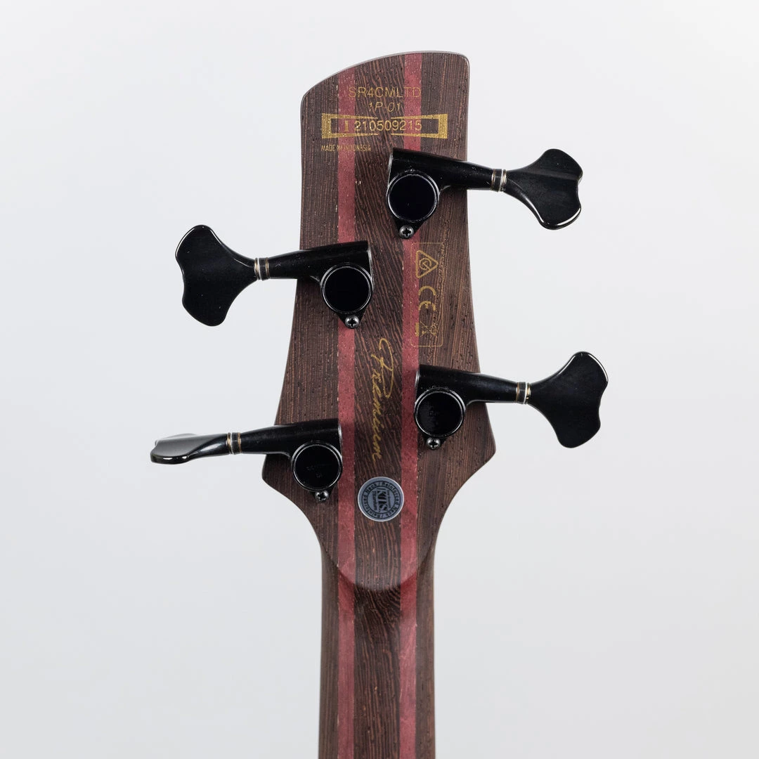 Bass Guitars Ibanez SR4CMLTD-CIL SR Premium 4-String Bass In Caribbean Islet Low Gloss 10 Bass Guitars Ibanez SR4CMLTD-CIL SR Premium 4-String Bass In Caribbean Islet Low Gloss