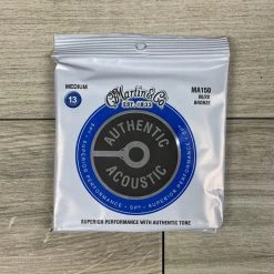 Martin MA150 Authentic Acoustic SP 80/20 Bronze Guitar Strings, Medium Gauge .013-.056