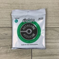Martin MA130S Authentic Acoustic Marquis Silked Guitar Strings, Custom Gauge .0115-.047 String Sets