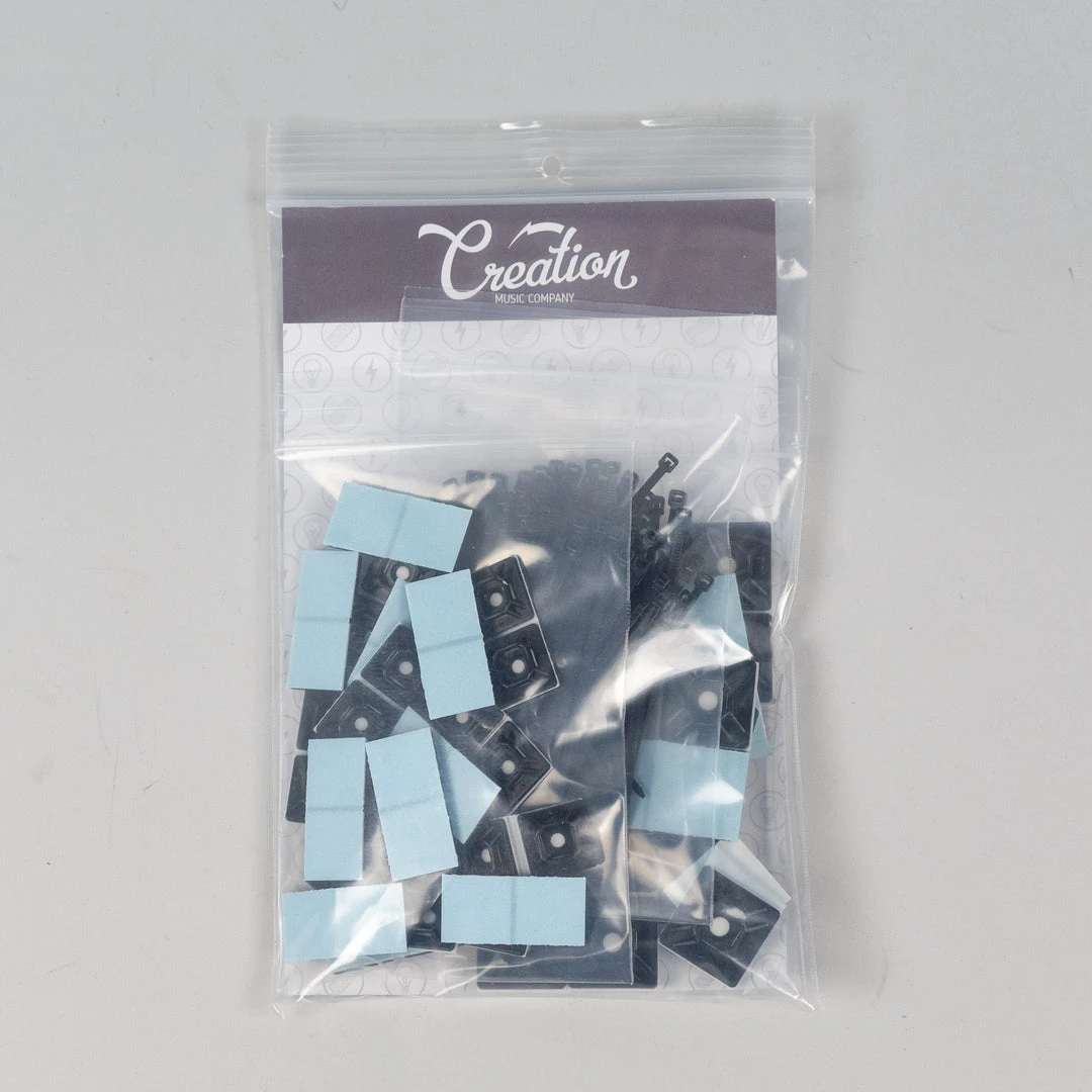 Pedalboards Creation Music Company Cable Tie Mount Accessory Pack 3 Pedalboards Creation Music Company Cable Tie Mount Accessory Pack
