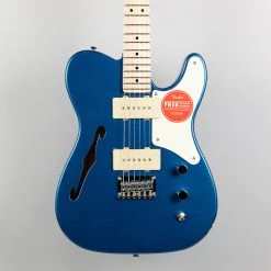 Squier Paranormal Cabronita Telecaster Thinline In Lake Placid Blue Electric Guitars