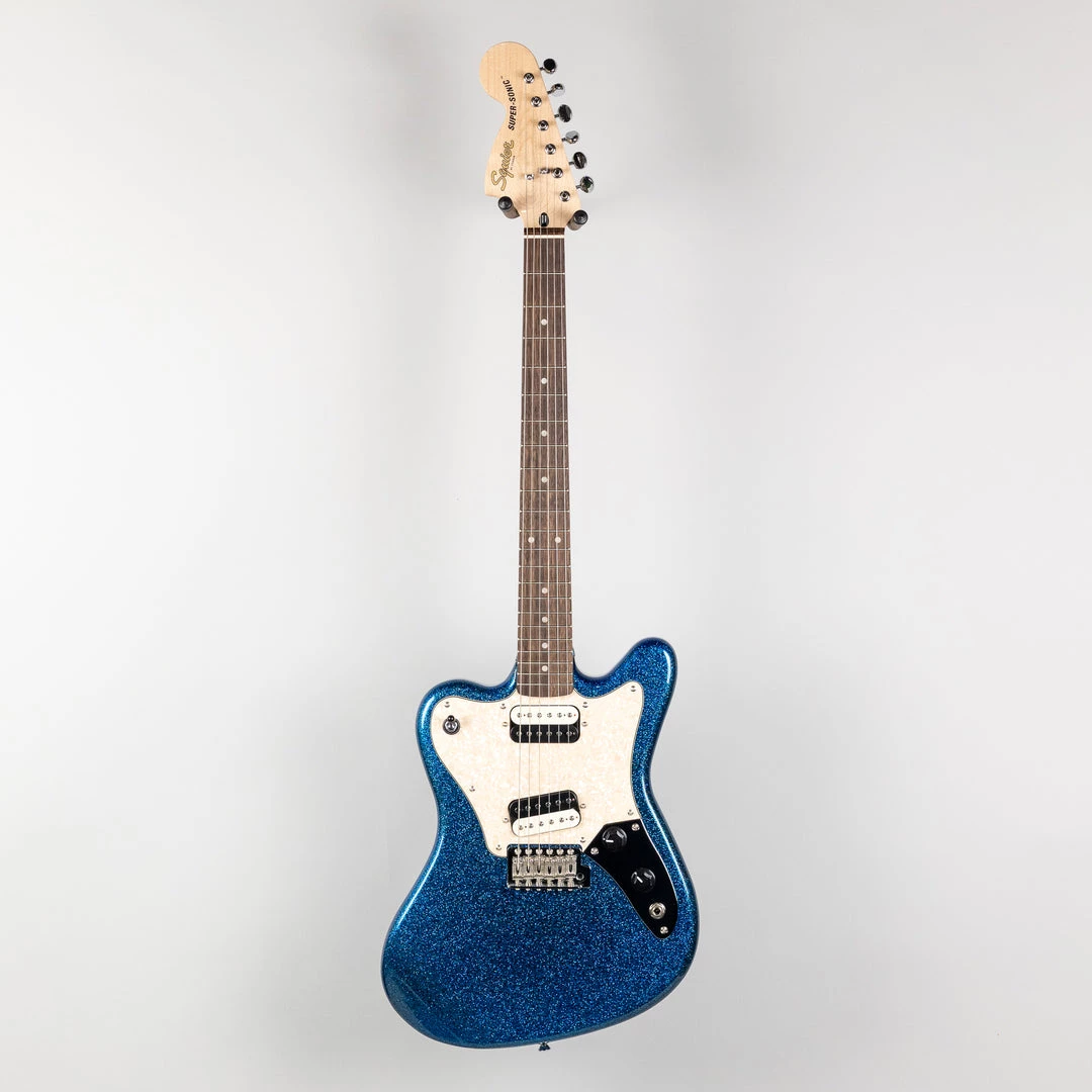 Squier Paranormal Super-Sonic In Blue Sparkle 4 Squier Paranormal Super-Sonic In Blue Sparkle