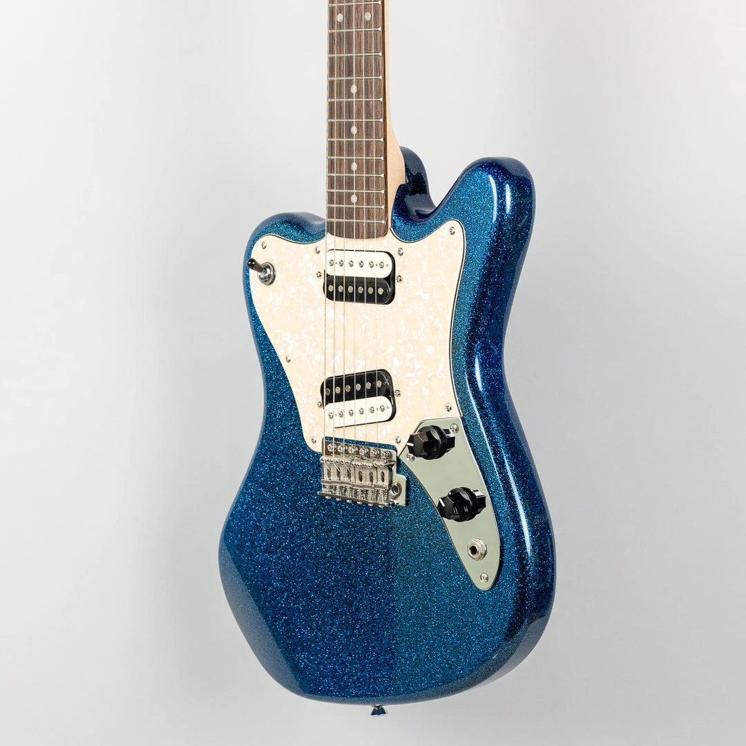 Squier Paranormal Super-Sonic In Blue Sparkle 6 Squier Paranormal Super-Sonic In Blue Sparkle