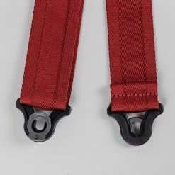 D'Addario Auto Lock Nylon Guitar Strap, Blood Red