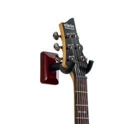 Gator Wall Mount Guitar Hanger, Cherry 12 Gator Wall Mount Guitar Hanger, Cherry