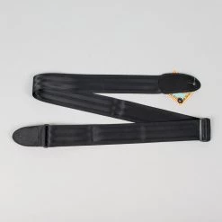 Henry Heller 2" Seat Belt Nylon Guitar Strap, Black Fretted Accessories