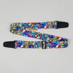 Henry Heller 2" Sublimation Splatter Paint Design Guitar Strap