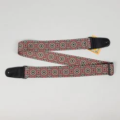 Fretted Accessories Henry Heller 2" Polyester Sublimation Geometric Starburst Pattern Design Guitar Strap