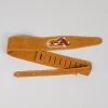 Fretted Accessories Henry Heller 2.5" Fox Embroidered Suede Guitar Strap 2 Fretted Accessories Henry Heller 2.5" Fox Embroidered Suede Guitar Strap