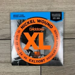 String Sets D'Addario EXL110BT Nickel Wound Electric Guitar Strings, 10-46, Balanced Tension Regular Light