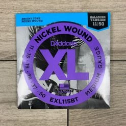 String Sets D'Addario EXL115BT Nickel Wound Electric Guitar Strings, 11-50, Balanced Tension Medium