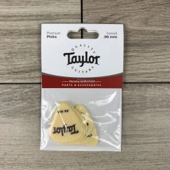 Fretted Accessories Taylor Premium DarkTone Ivoroid 351 Picks, 6-Pack, .96mm
