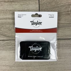 Taylor DarkTone Series Pick Tin Sampler Pack Fretted Accessories