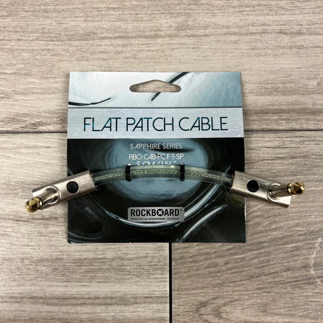 RockBoard Sapphire Series Flat Patch Cable, 5cm / 1-31/32" 3 RockBoard Sapphire Series Flat Patch Cable, 5cm / 1-31/32"