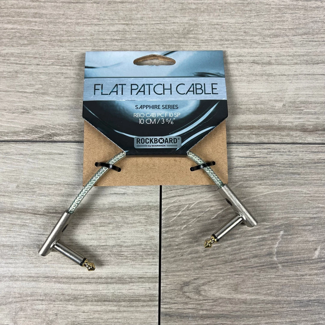 RockBoard Sapphire Series Flat Patch Cable, 10cm / 3-15/16" 3 RockBoard Sapphire Series Flat Patch Cable, 10cm / 3-15/16"