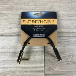 RockBoard Gold Series Flat Patch Cable, 10cm / 3-15/16