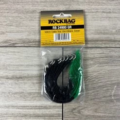 RockBoard Cable Ties, 10 Pieces, Extra-Small, Green Fretted Accessories