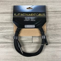 Fretted Accessories RockBoard Flat Instrument Cable, Straight / Angled, 300 Cm / 118-7/64
