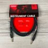 D'Addario Custom Series Instrument Cable, 1/4" Straight To Straight, 10ft 1 D'Addario Custom Series Instrument Cable, 1/4" Straight To Straight, 10ft