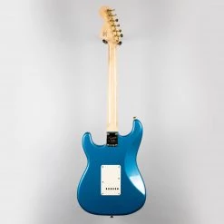 Squier 40th Anniversary Stratocaster, Gold Edition In Lake Placid Blue Electric Guitars