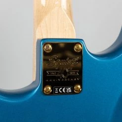 Squier 40th Anniversary Stratocaster, Gold Edition In Lake Placid Blue Electric Guitars