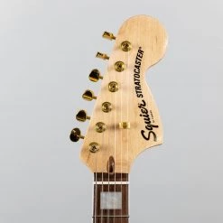 Squier 40th Anniversary Stratocaster, Gold Edition In Lake Placid Blue Electric Guitars