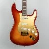 Squier 40th Anniversary Stratocaster, Gold Edition In Sienna Sunburst Electric Guitars