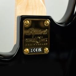 Bass Guitars Squier 40th Anniversary Precision Bass, Gold Edition In Black