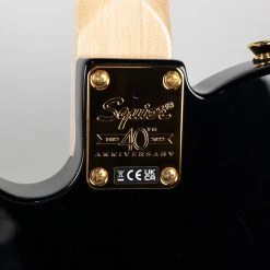 Squier 40th Anniversary Telecaster, Gold Edition In Black Electric Guitars