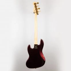 Squier 40th Anniversary Jazz Bass, Gold Edition In Ruby Red Metallic
