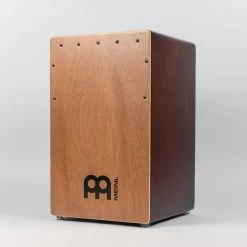 Meinl Backbeat Bass Cajon, Natural Luaun Frontplate And Wine Red Sides And Back