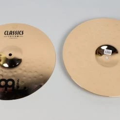 Meinl 14" Classics Custom Medium Hi-Hat (Pair), Brilliant Finish Cymbals