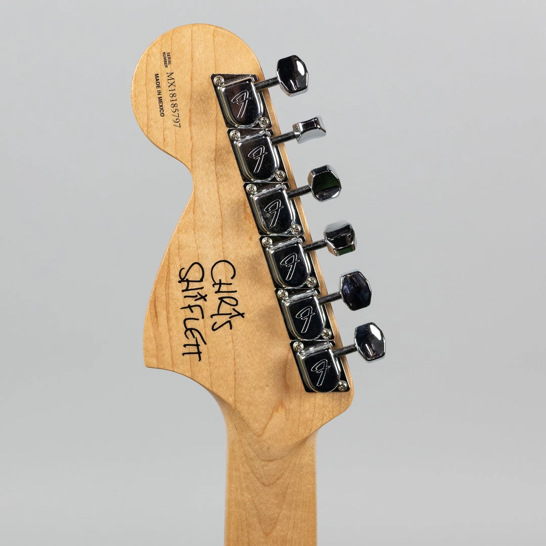 Used 2018 Fender Chris Schiflett Telecaster Deluxe In Shoreline Gold 17 Used 2018 Fender Chris Schiflett Telecaster Deluxe In Shoreline Gold