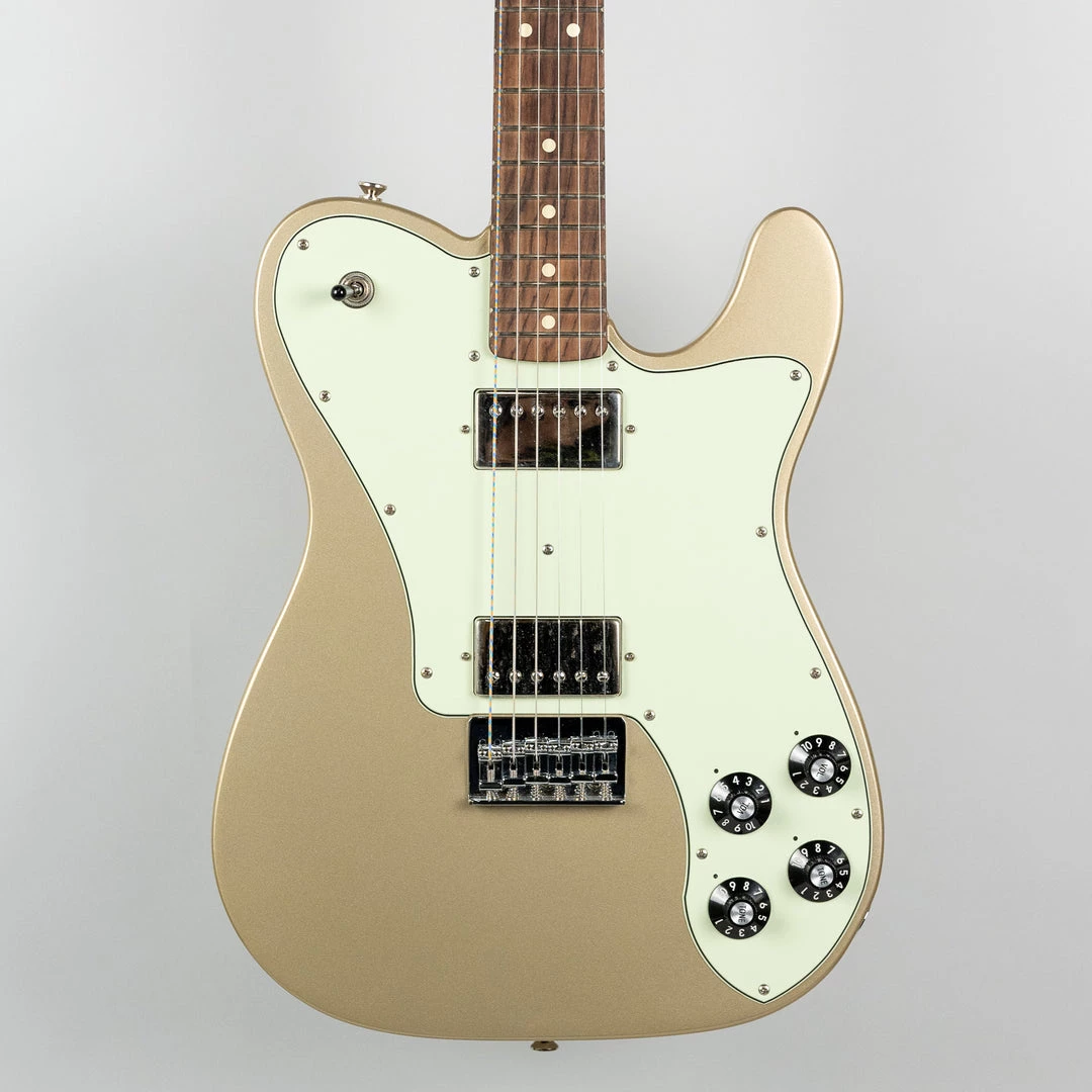 Used 2018 Fender Chris Schiflett Telecaster Deluxe In Shoreline Gold 3 Used 2018 Fender Chris Schiflett Telecaster Deluxe In Shoreline Gold