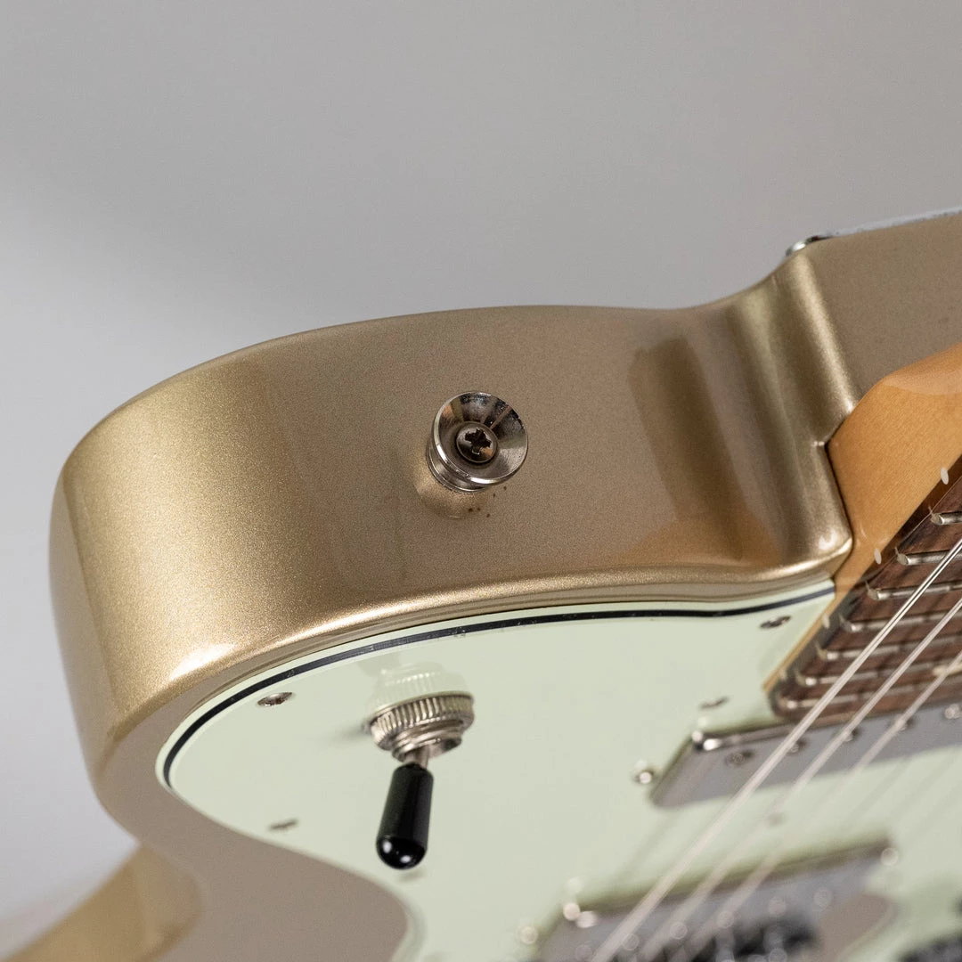 Used 2018 Fender Chris Schiflett Telecaster Deluxe In Shoreline Gold 7 Used 2018 Fender Chris Schiflett Telecaster Deluxe In Shoreline Gold