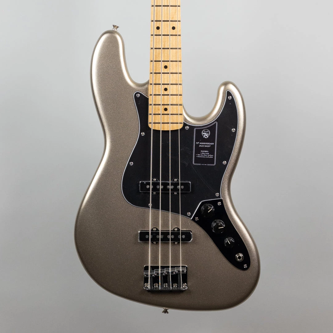 Fender 75th Anniversary Jazz Bass, Diamond Anniversary Bass Guitars 3 Fender 75th Anniversary Jazz Bass, Diamond Anniversary Bass Guitars