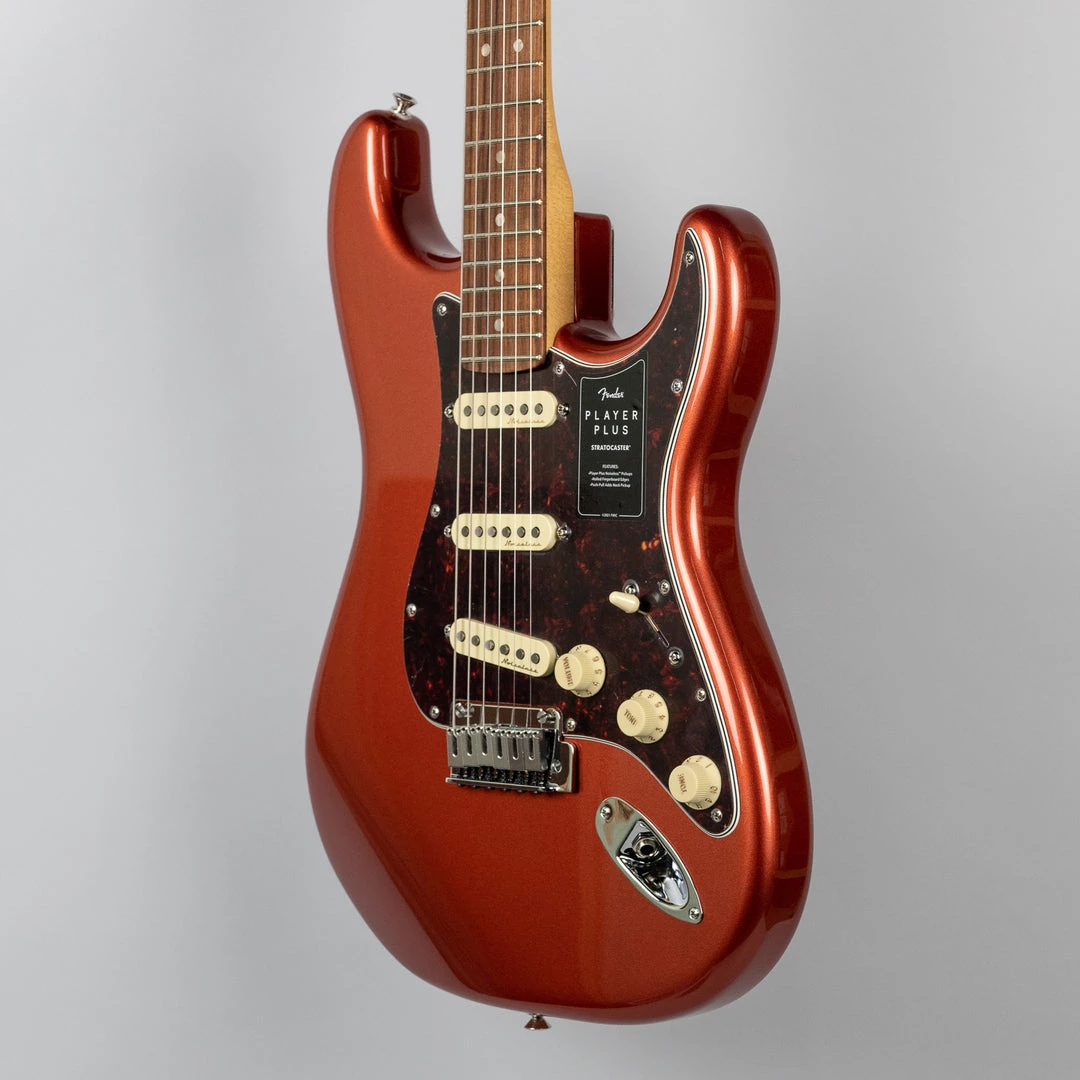 Fender Player Plus Stratocaster In Aged Candy Apple Red (MX21135646) Electric Guitars 6 Fender Player Plus Stratocaster In Aged Candy Apple Red (MX21135646) Electric Guitars