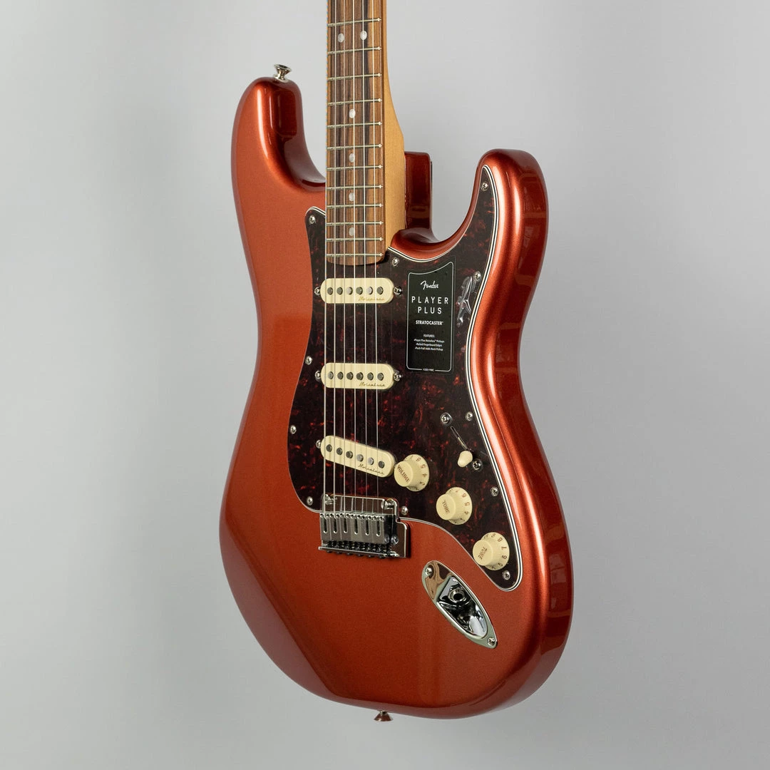 Fender Player Plus Stratocaster In Aged Candy Apple Red (MX21163765) Electric Guitars 6 Fender Player Plus Stratocaster In Aged Candy Apple Red (MX21163765) Electric Guitars