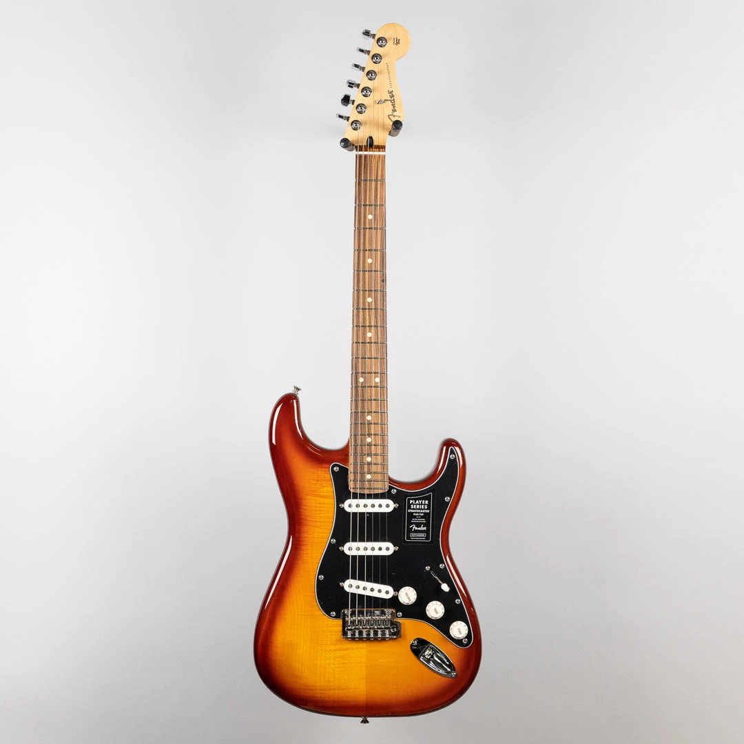 Fender Player Stratocaster Plus Top In Tobacco Sunburst (MX22047407) Electric Guitars 4 Fender Player Stratocaster Plus Top In Tobacco Sunburst (MX22047407) Electric Guitars