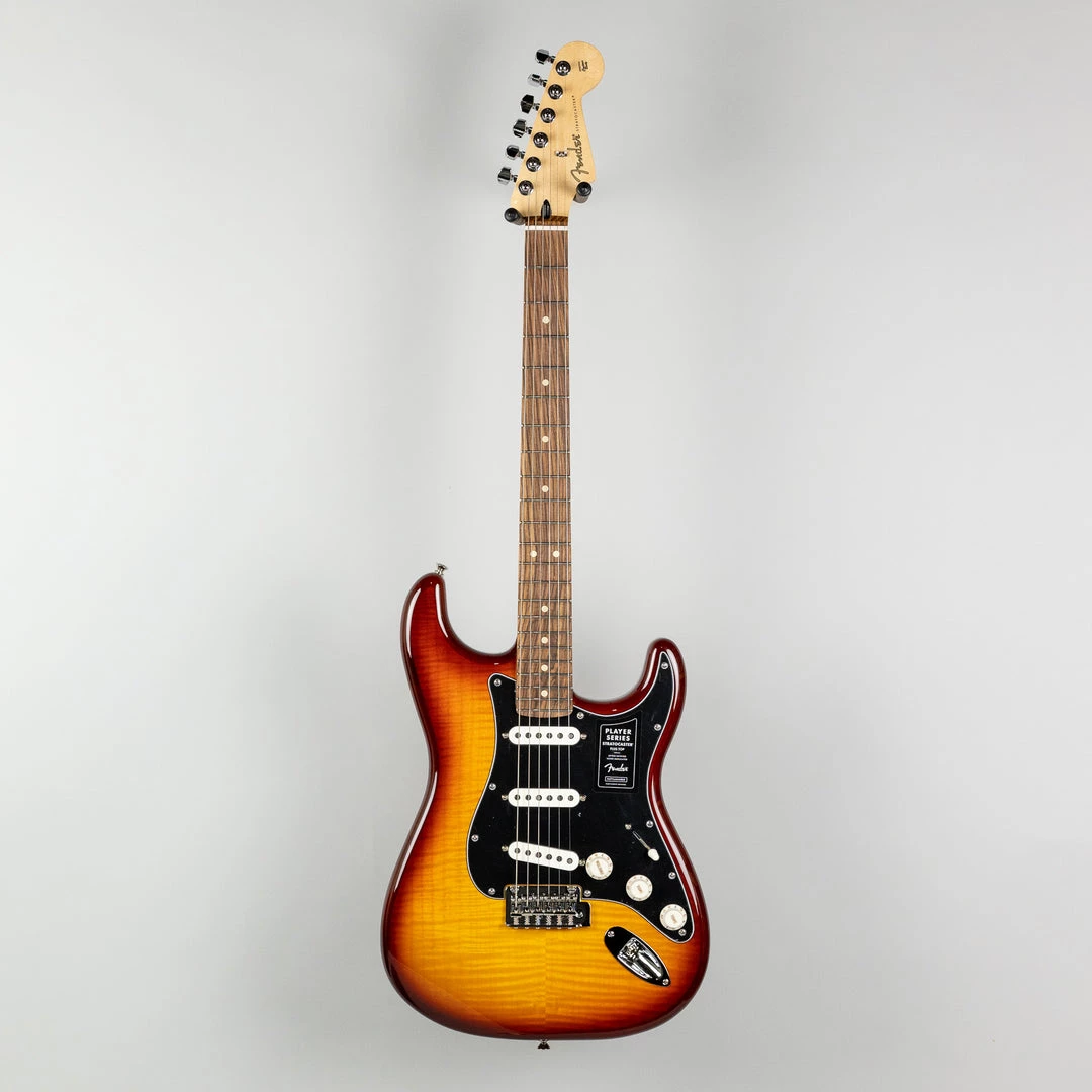 Fender Player Stratocaster Plus Top In Tobacco Sunburst (MX22051590) Electric Guitars 4 Fender Player Stratocaster Plus Top In Tobacco Sunburst (MX22051590) Electric Guitars