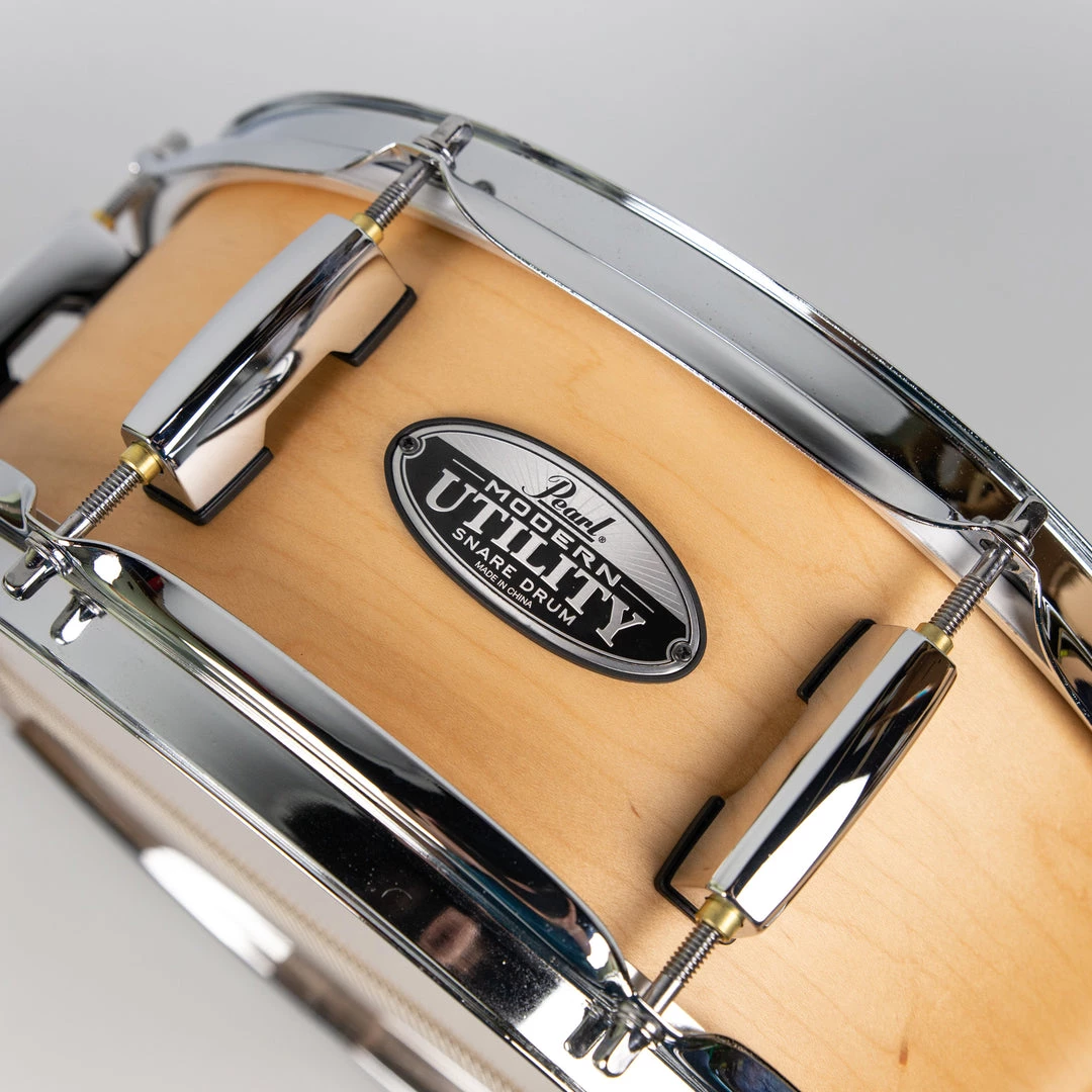 Pearl MUS1350M/C224 Modern Utility 5" X 13" Maple Snare Drum, Matte Natural Snare Drums 3 Pearl MUS1350M/C224 Modern Utility 5" X 13" Maple Snare Drum, Matte Natural Snare Drums