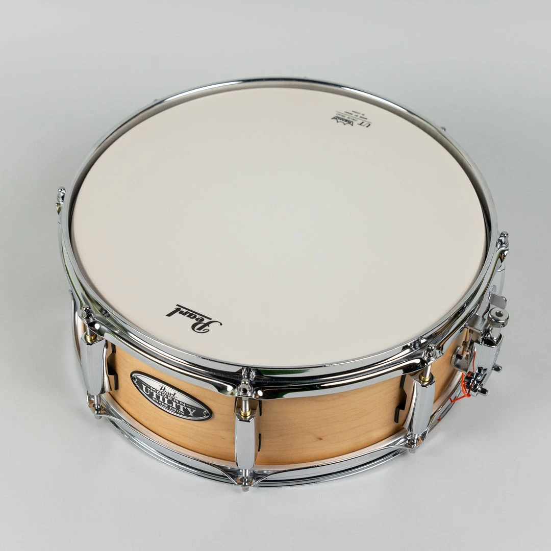 Pearl MUS1350M/C224 Modern Utility 5" X 13" Maple Snare Drum, Matte Natural Snare Drums 5 Pearl MUS1350M/C224 Modern Utility 5" X 13" Maple Snare Drum, Matte Natural Snare Drums