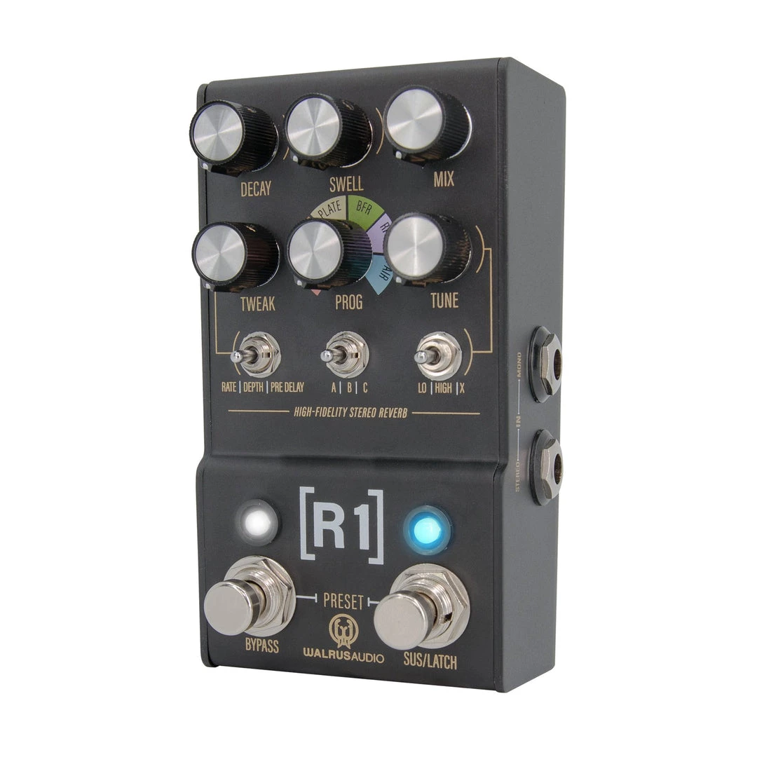 Walrus Audio MAKO Series: R1 High-Fidelity Stereo Reverb Effects Pedals 11 Walrus Audio MAKO Series: R1 High-Fidelity Stereo Reverb Effects Pedals