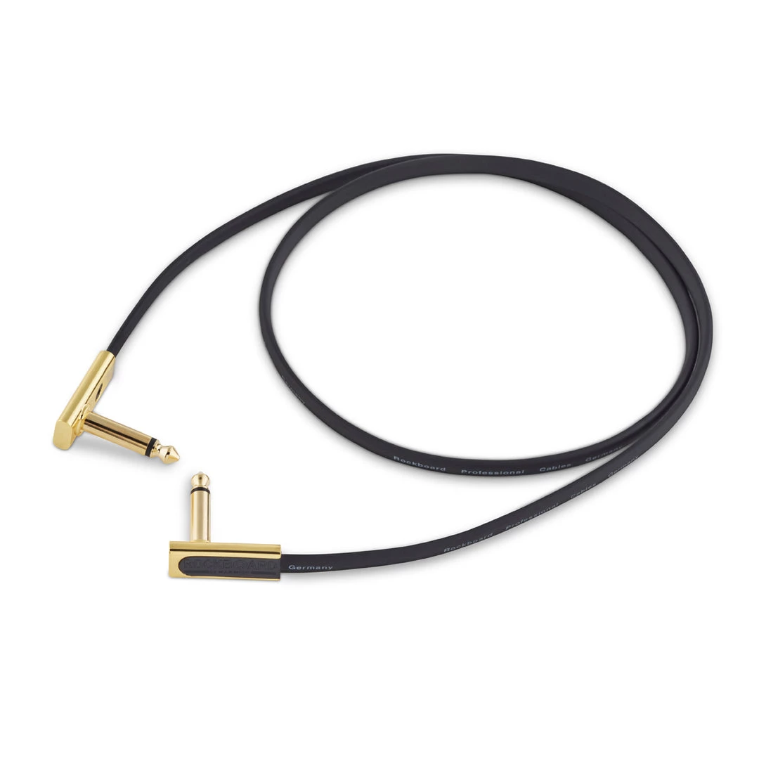 Fretted Accessories RockBoard Gold Series Flat Patch Cable, 80cm / 31-1/2" 4 Fretted Accessories RockBoard Gold Series Flat Patch Cable, 80cm / 31-1/2"