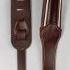Taylor Century 2.5" Leather Guitar Strap, Cordovan/Cream/Cordovan Fretted Accessories