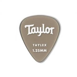 Fretted Accessories Taylor Premium 351 Taylex Picks, Smoke Grey, 6-Pack, 1.25mm