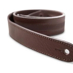 Taylor Slim Leather Guitar Strap, Chocolate Brown
