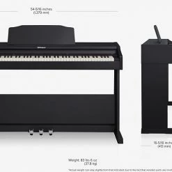 Digital Pianos Roland RP-102 Digital Piano, Stand & Pedal Unit Included, In Black 21 Digital Pianos Roland RP-102 Digital Piano, Stand & Pedal Unit Included, In Black